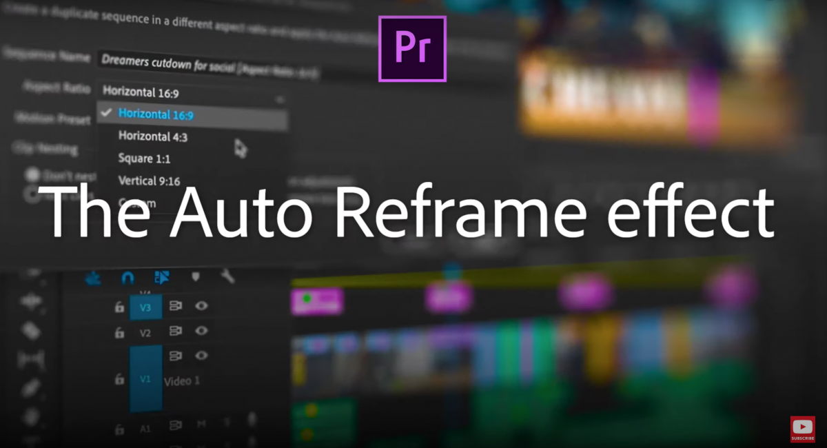 Quick Tips #3 - Adobe Premiere - Auto Reframe