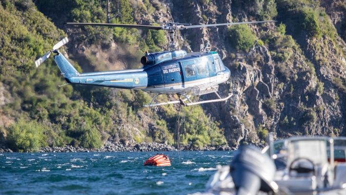 Helicóptero Hidrante - San Martín de los Andes